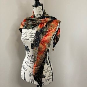 Wrap, Shawl, scarf boho print
